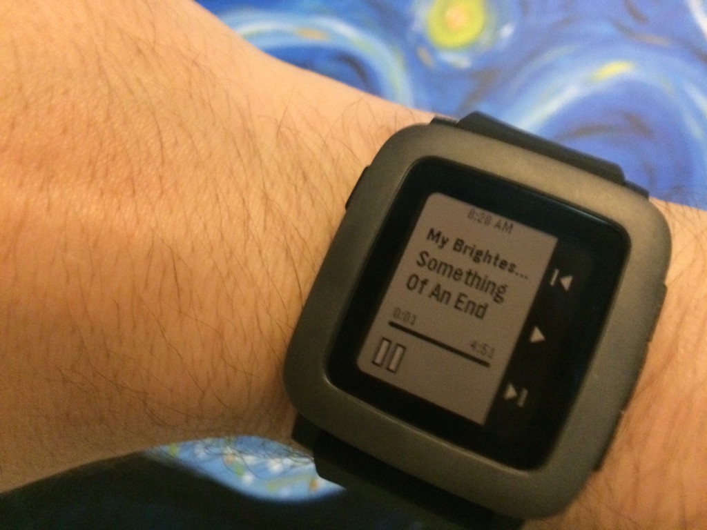 Pebble Time's Music App