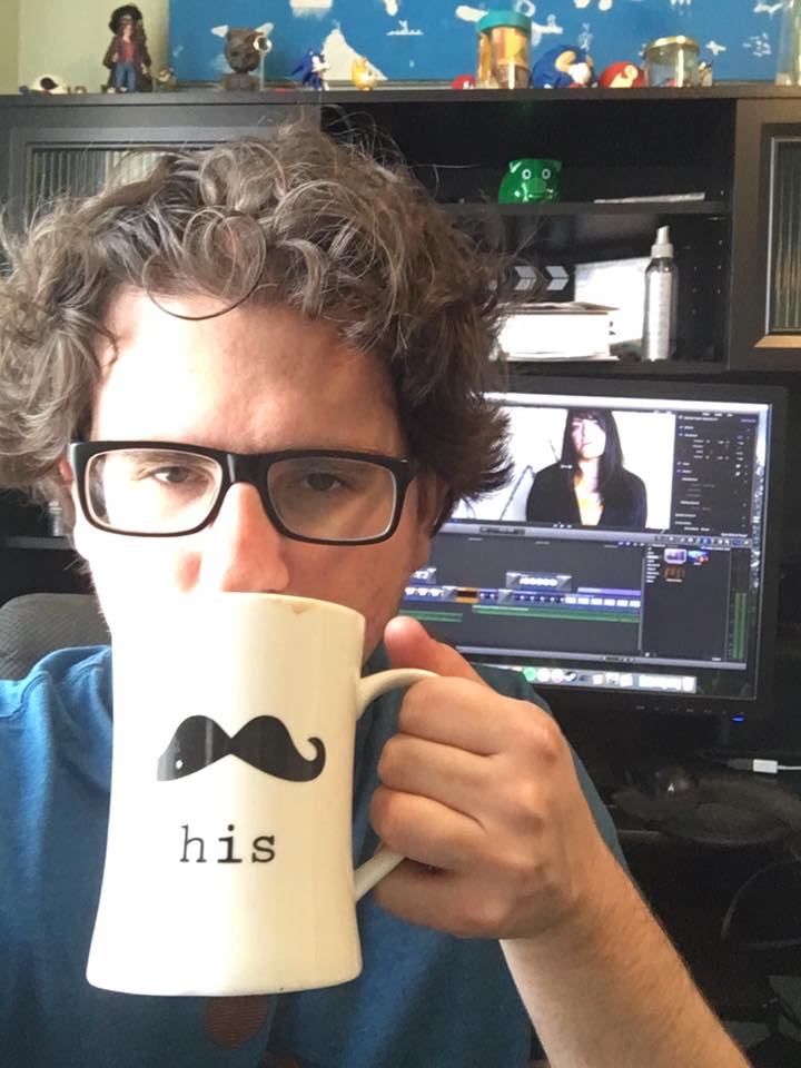 Editing District Up while having a mocha