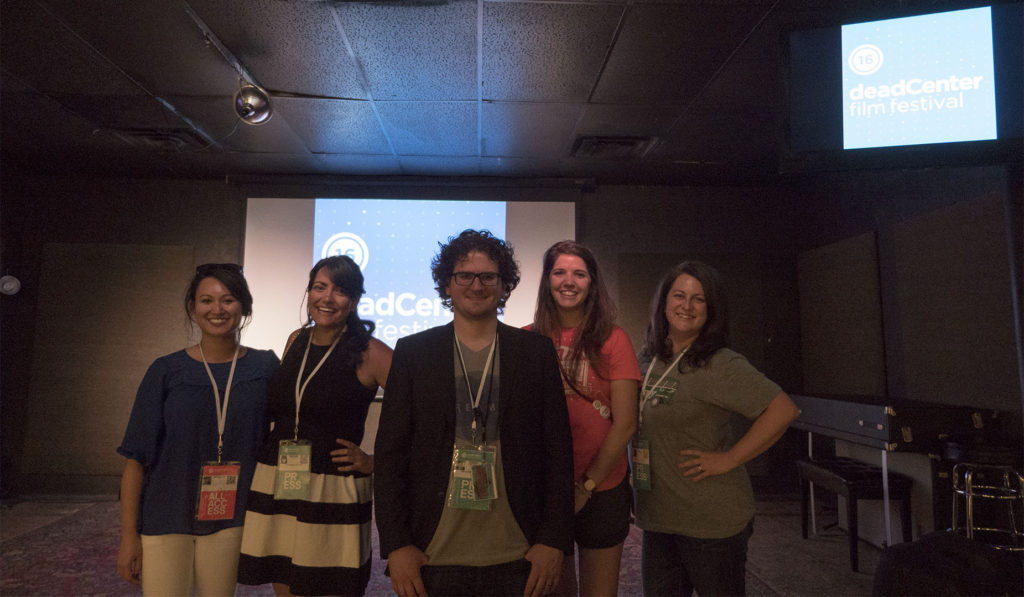 From left to right - Michelle Bui, Rachael Taylor, Dennis Spielman, Cayla Lewis, and Jill DeLozier - photo by Leslie Spielman