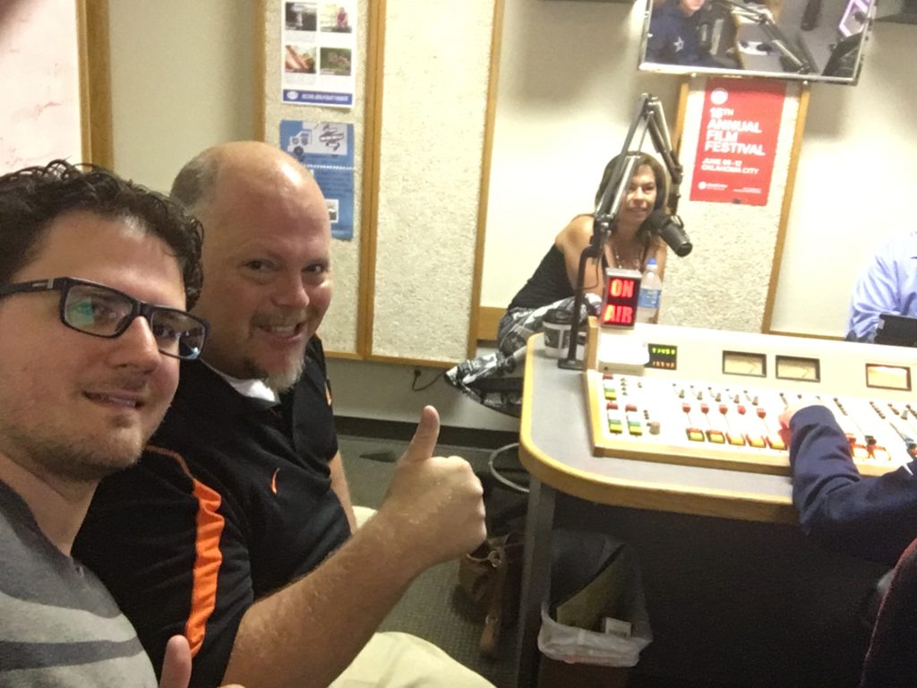 Selfie with Ben Hlavaty and Heide Brandes on Mitchell in the Morning