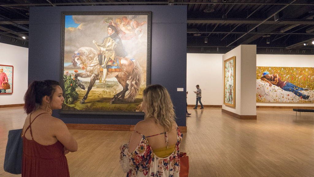 Kehinde Wiley - A New Republic at OKC MOA - photo by Dennis Spielman