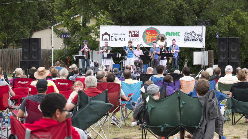 Summer Breeze Concert Series - Boyd Street Brass - photo by Dennis Spielman