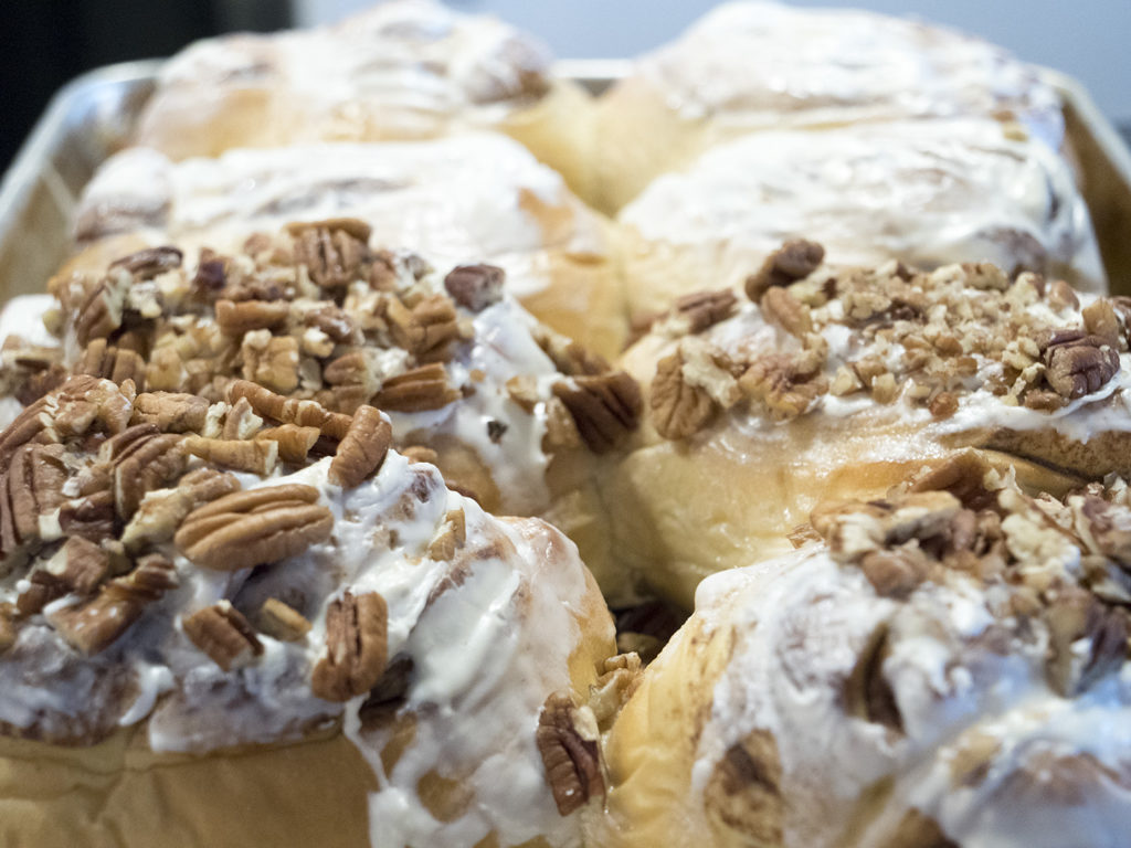 Cinnamon Rolls at Vacca Territory - photo by Dennis Spielman