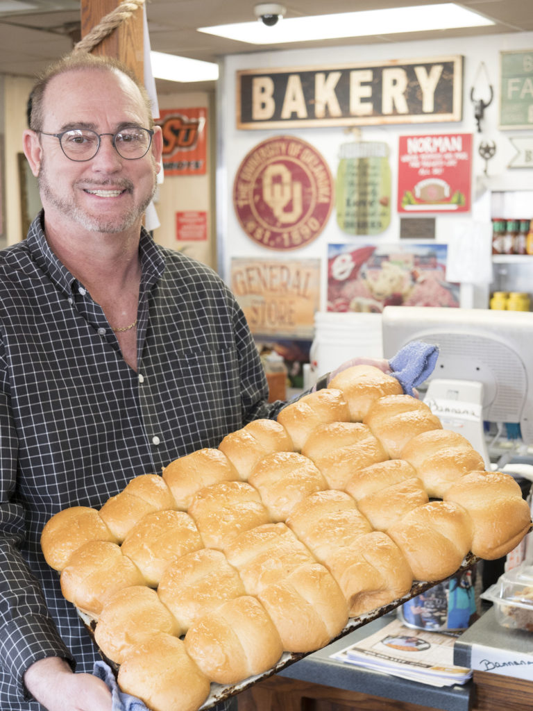 Jimmy with their rolls - photo by Dennis Spielman