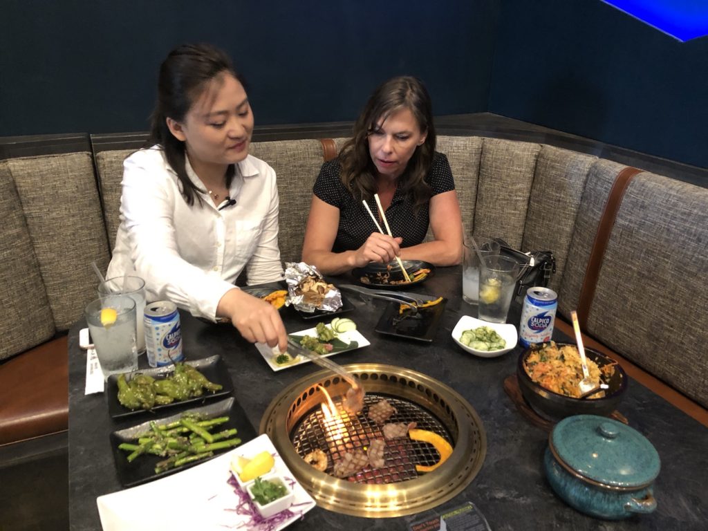 Wagyu Japanese BBQ with Jade and Heide - photo by Dennis Spielman