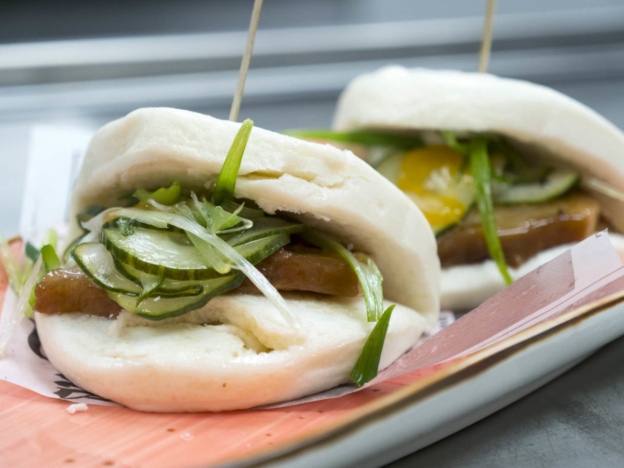 Steamed Buns at Chigama - photo by Dennis Spielman