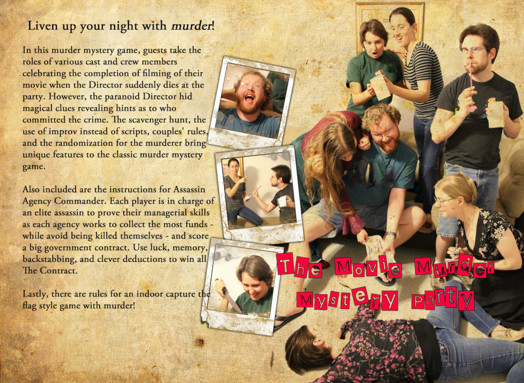 The Movie Murder Mystery Party by Dennis Spielman