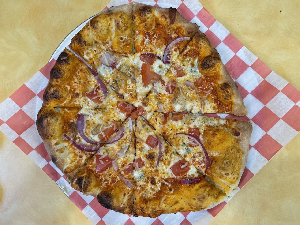 A Pizza from The Compass - photo by Dennis Spielman