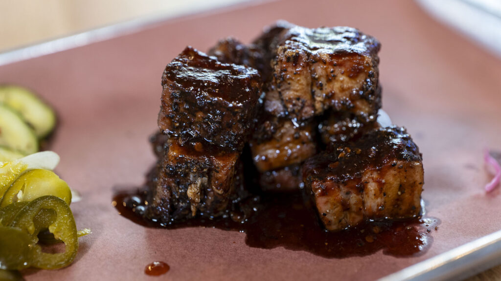 Pork Belly Burnt Ends from Edge Craft BBQ