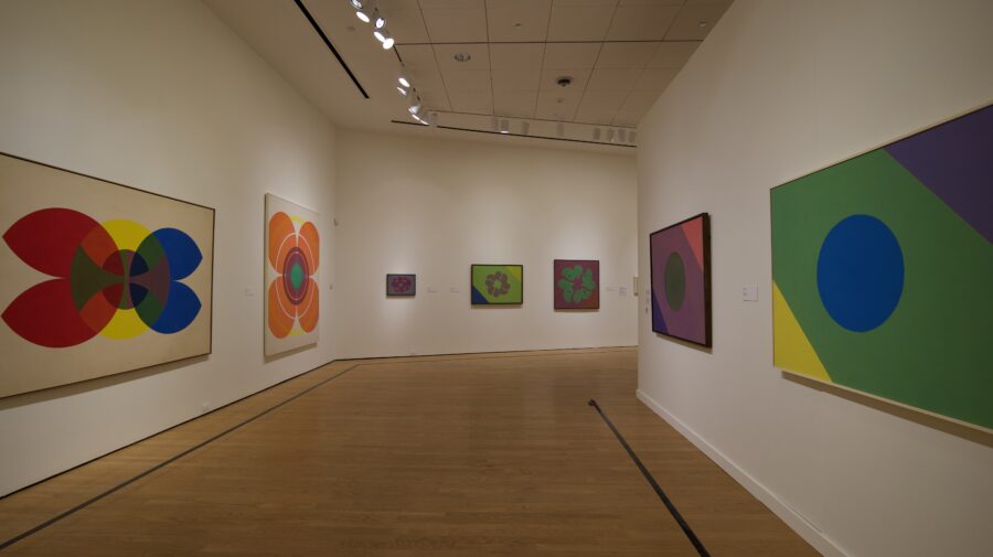 A photo of a section of artwork by Paul Reed at the Oklahoma City Museum of Art.